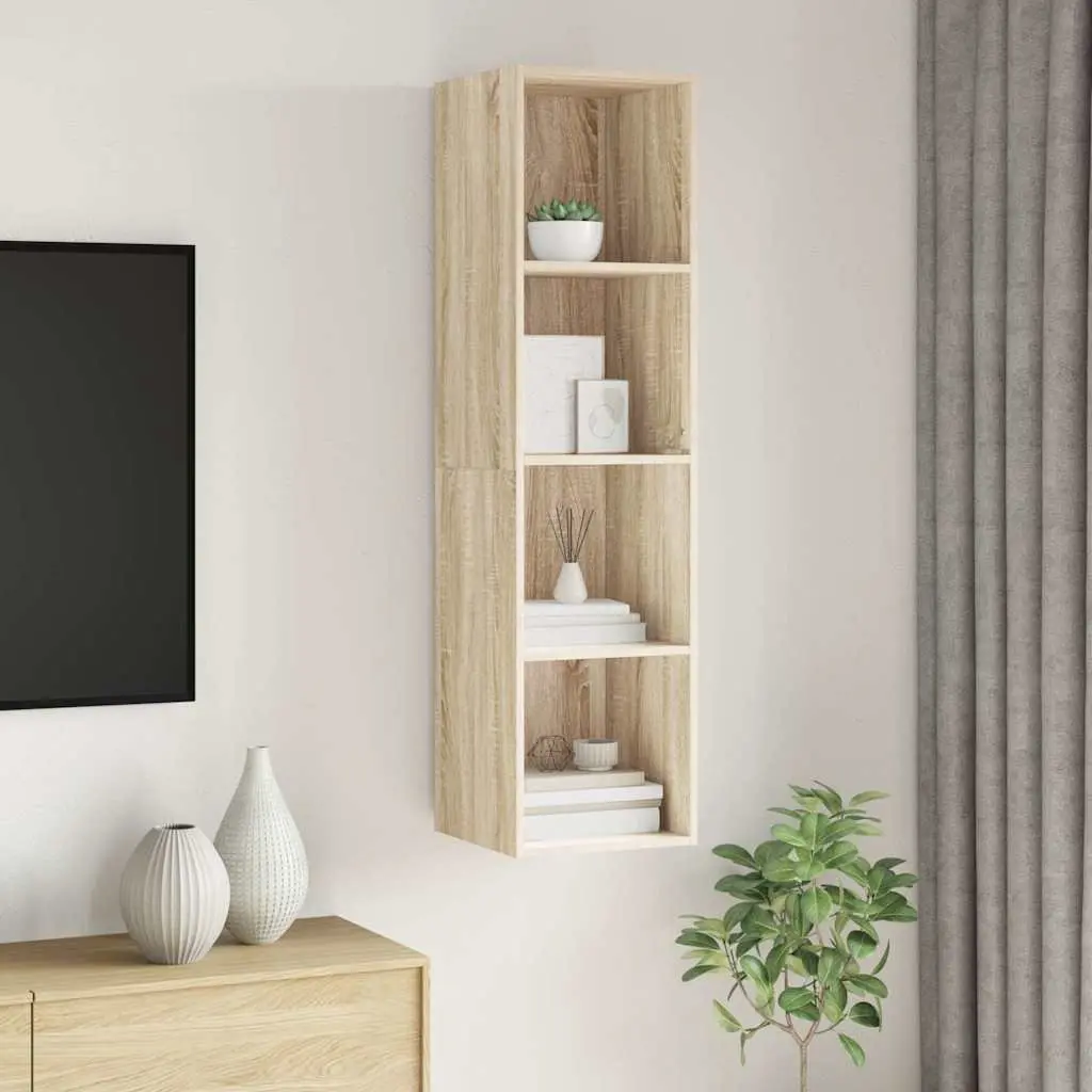 Wall-Mounted TV Cabinet with Ample Storage