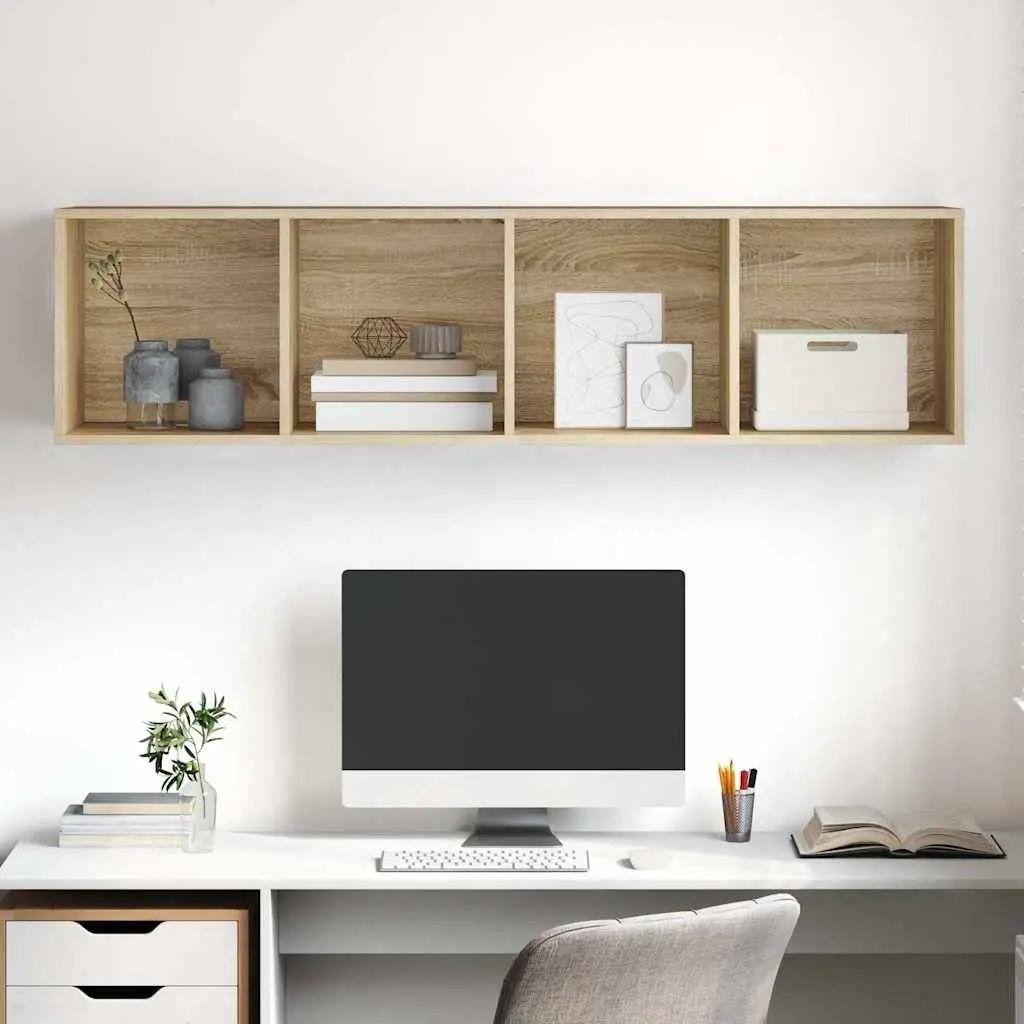 Wall-Mounted TV Cabinet with Ample Storage
