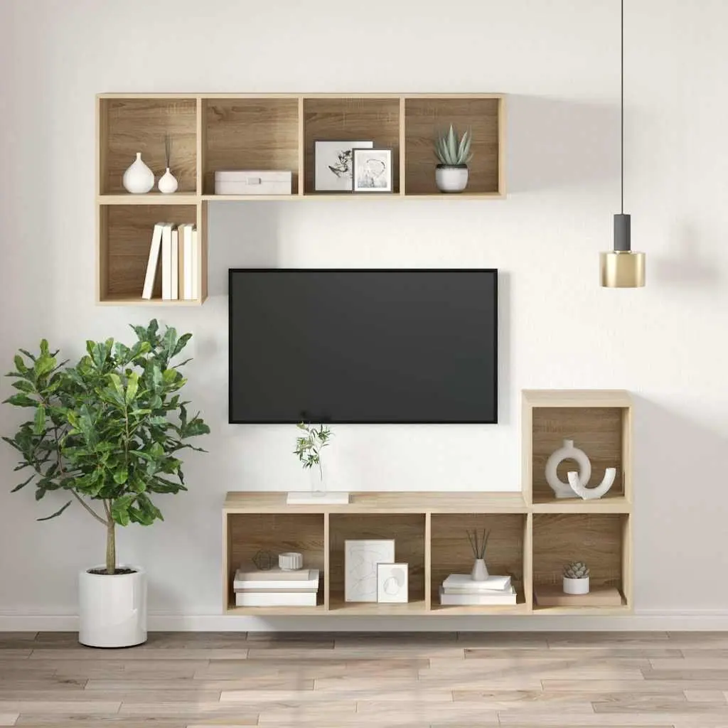 Wall-Mounted TV Cabinet with Ample Storage