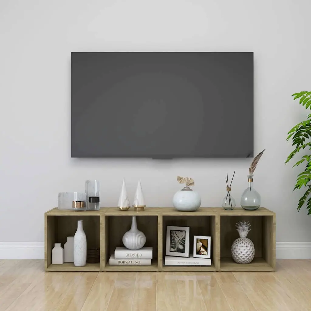Sonoma Oak TV Cabinet with Strong Build