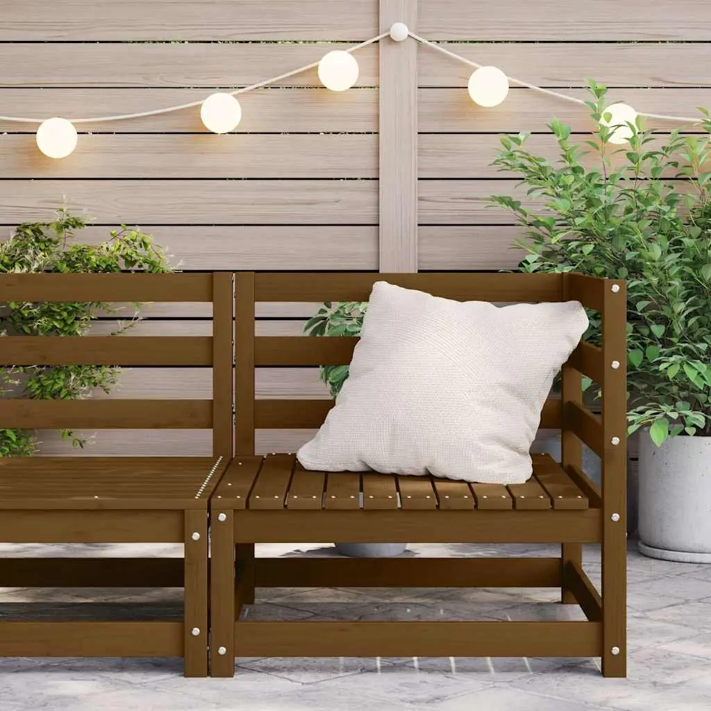 Modular Garden Corner Sofa in Solid Pinewood