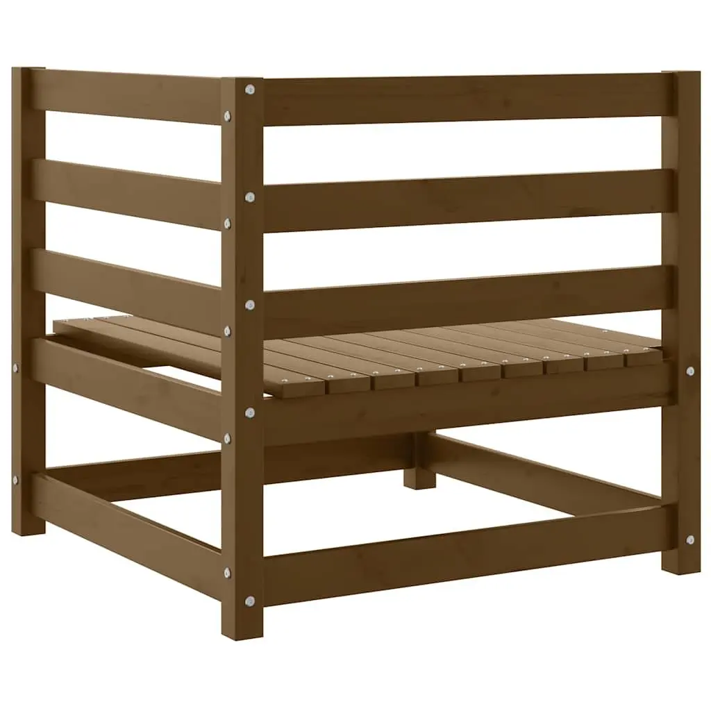 Modular Garden Corner Sofa in Solid Pinewood