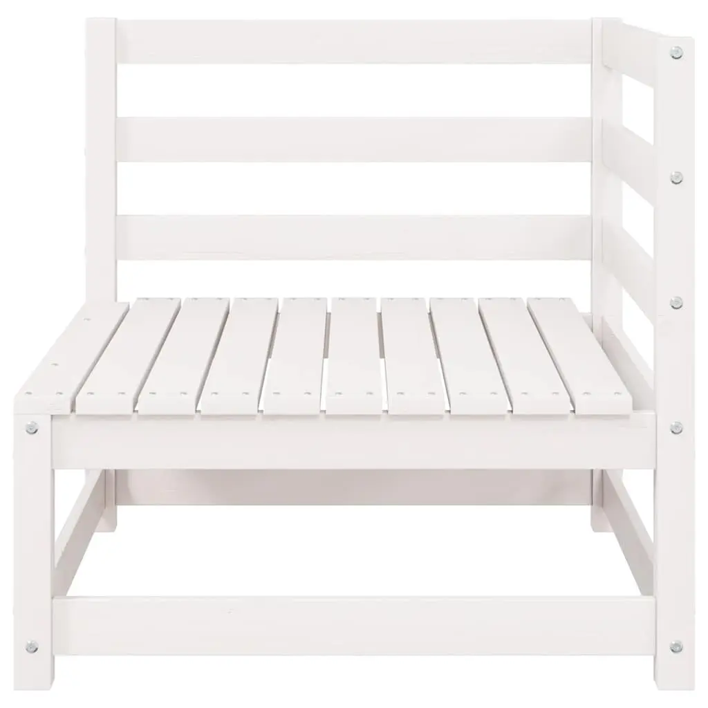 White Modular Outdoor Corner Sofa Set for Garden or Patio