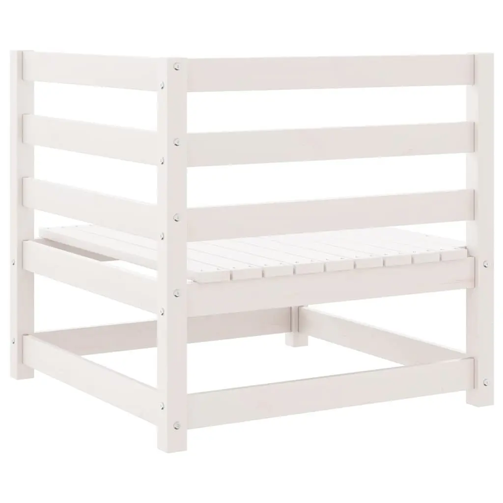 White Modular Outdoor Corner Sofa Set for Garden or Patio