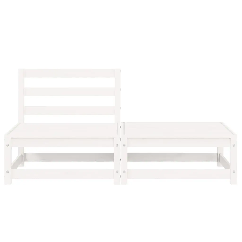 White Modular Outdoor Sectional Sofa Set