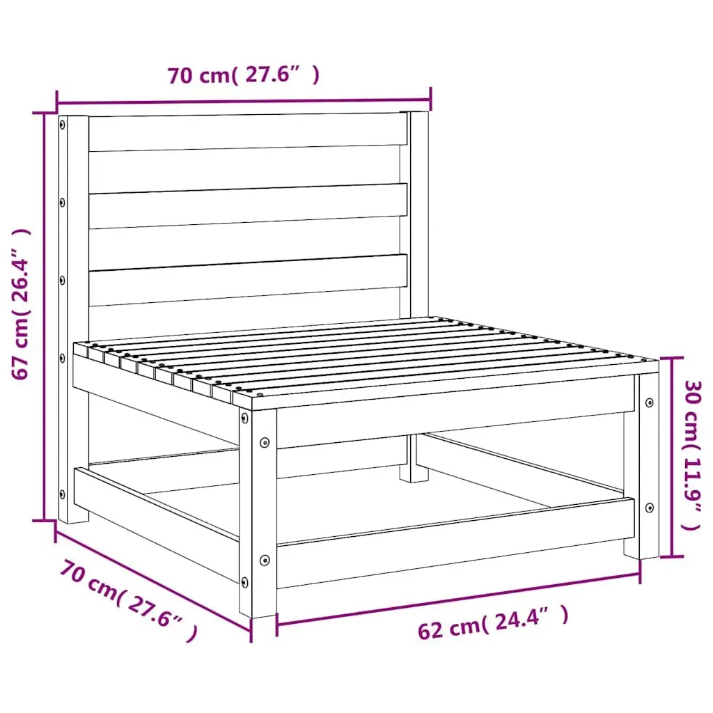 White Modular Outdoor Sectional Sofa Set