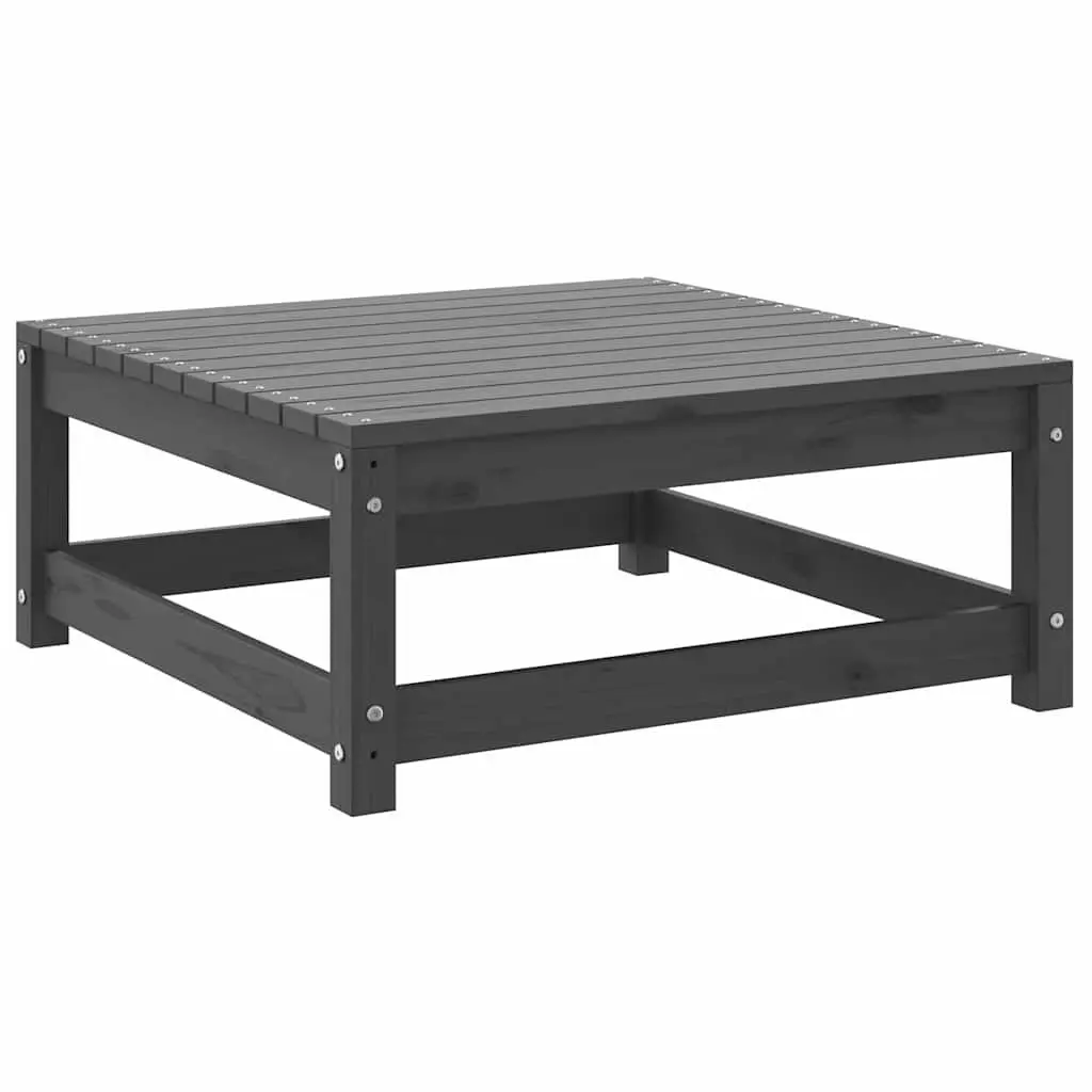 2 Piece Grey Modular Outdoor Sectional Sofa Set