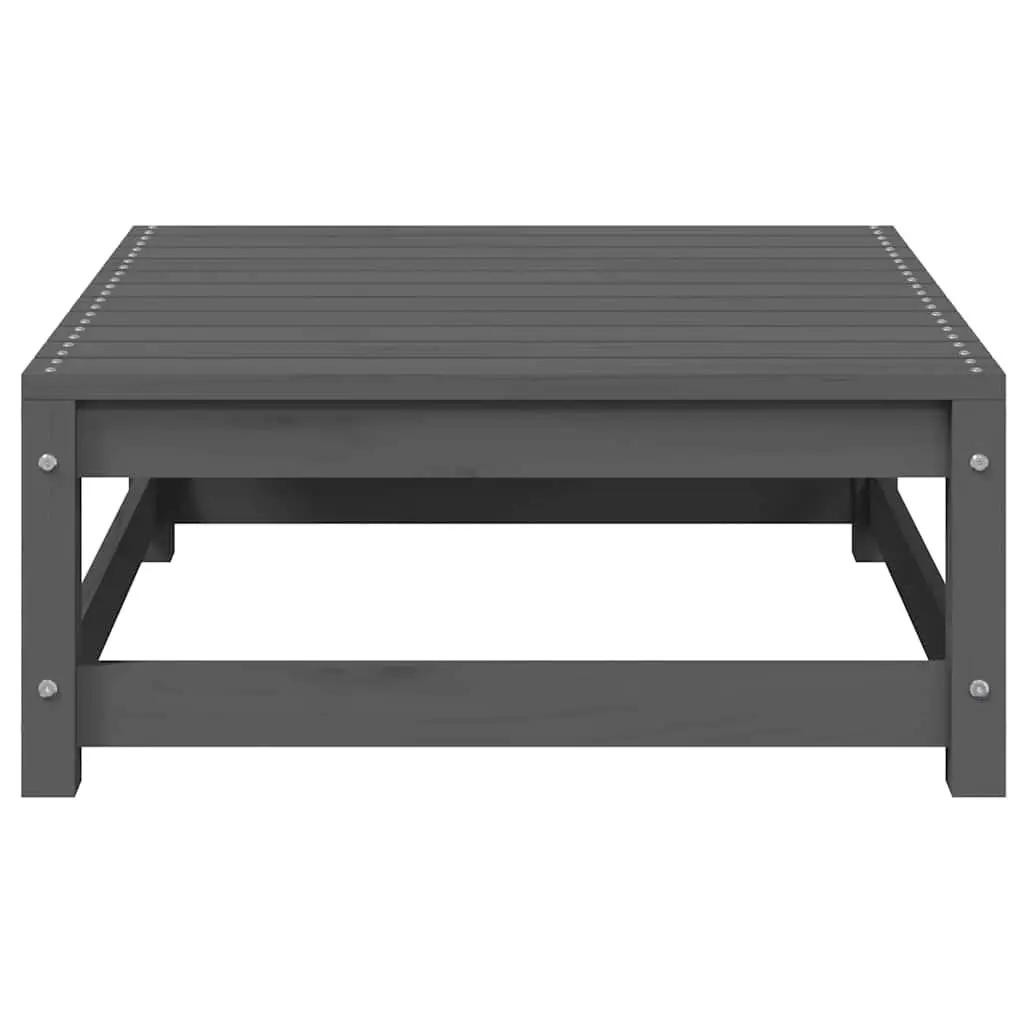 2 Piece Grey Modular Outdoor Sectional Sofa Set