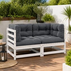 High-Quality Outdoor 2-Seater Sofa with Cushions