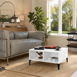Stylish White High Gloss Coffee Table for Modern Living Rooms