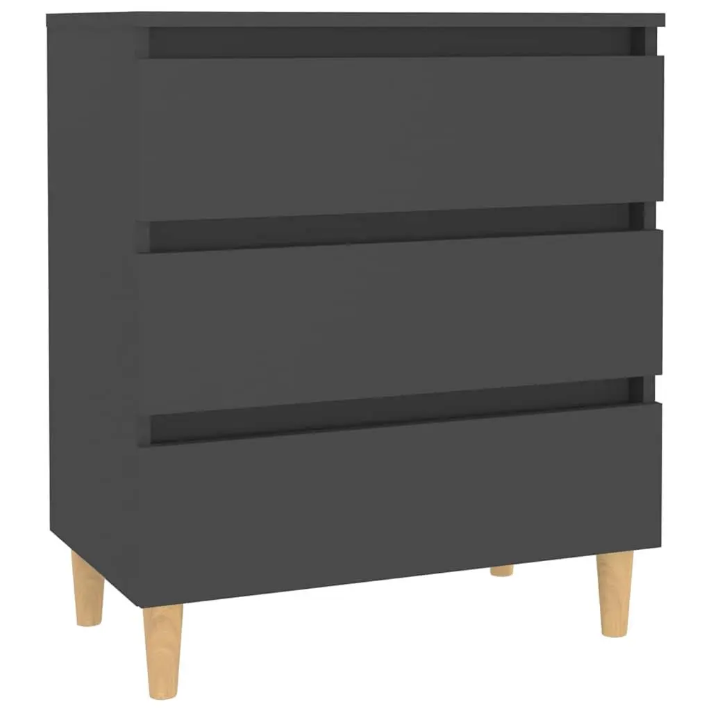 Grey Scandinavian Storage Sideboard with Drawers
