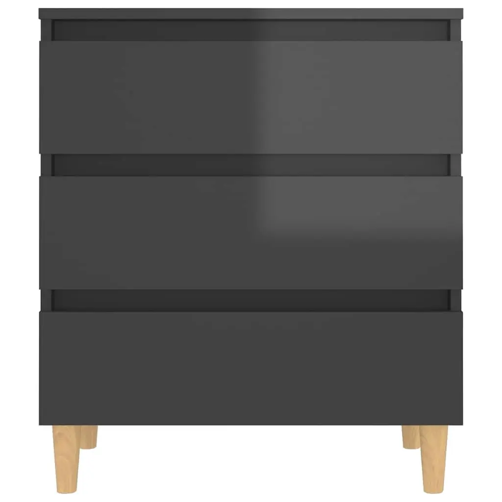 Grey Sideboard Cabinet with 3 Drawers
