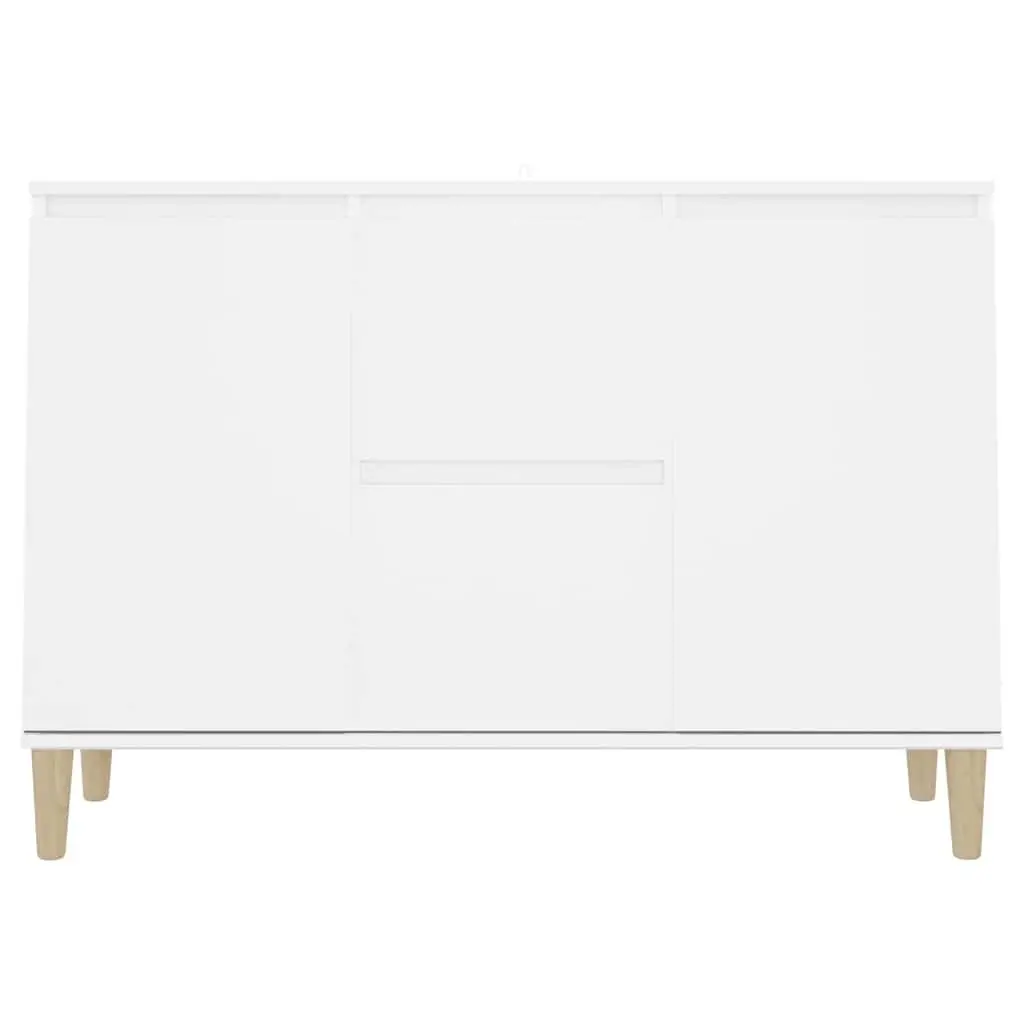 Sideboard Cabinet Engineered Wood 101cm x 35cm x 70cm White