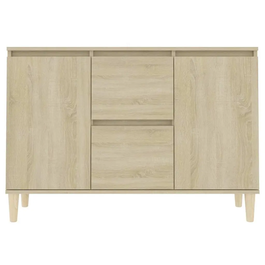 Brown Engineered Wood Sideboard Cabinet