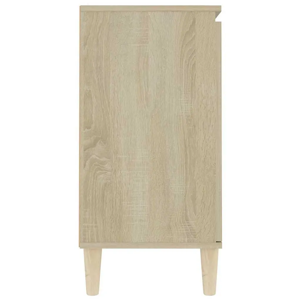 Brown Engineered Wood Sideboard Cabinet