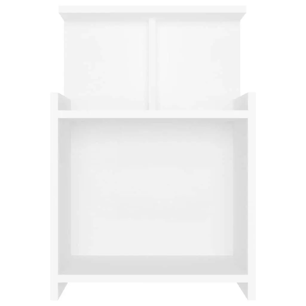 Bedside Tables Engineered Wood 40 x 35 x 60 cm White 2 Piece