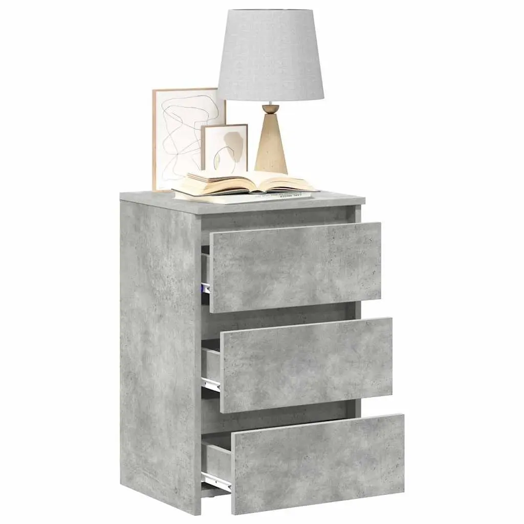 Bedside Tables 2 pcs Bedroom Nightstands Bed Cabinets with 3 Drawers Storage