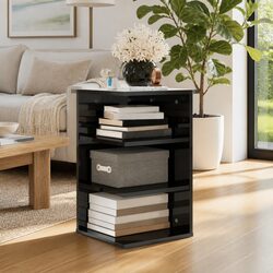 High-Quality Grey Side Cabinet with Shelves