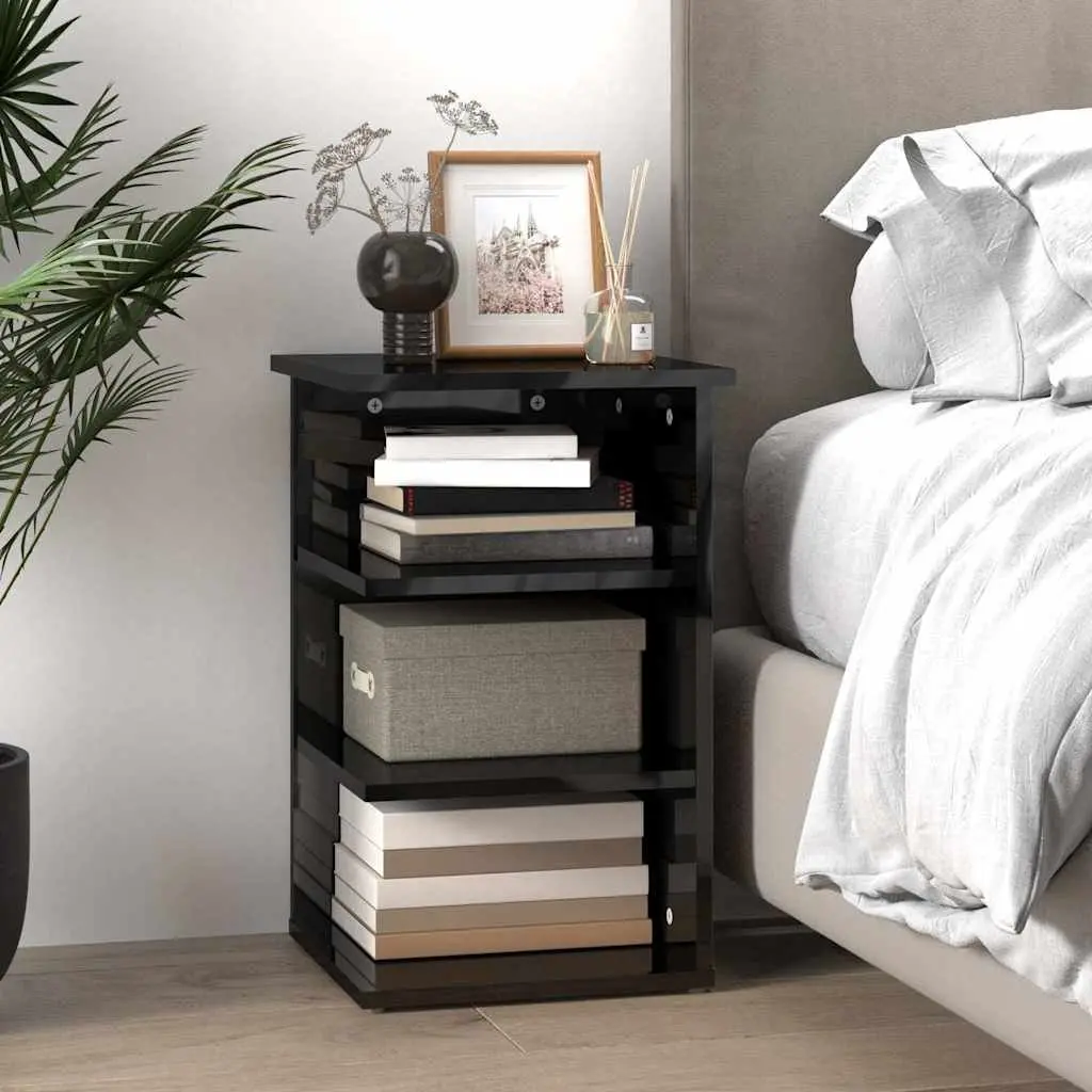 Grey Side Cabinet with Shelves