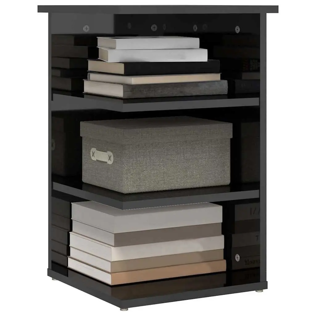 Grey Side Cabinet with Shelves