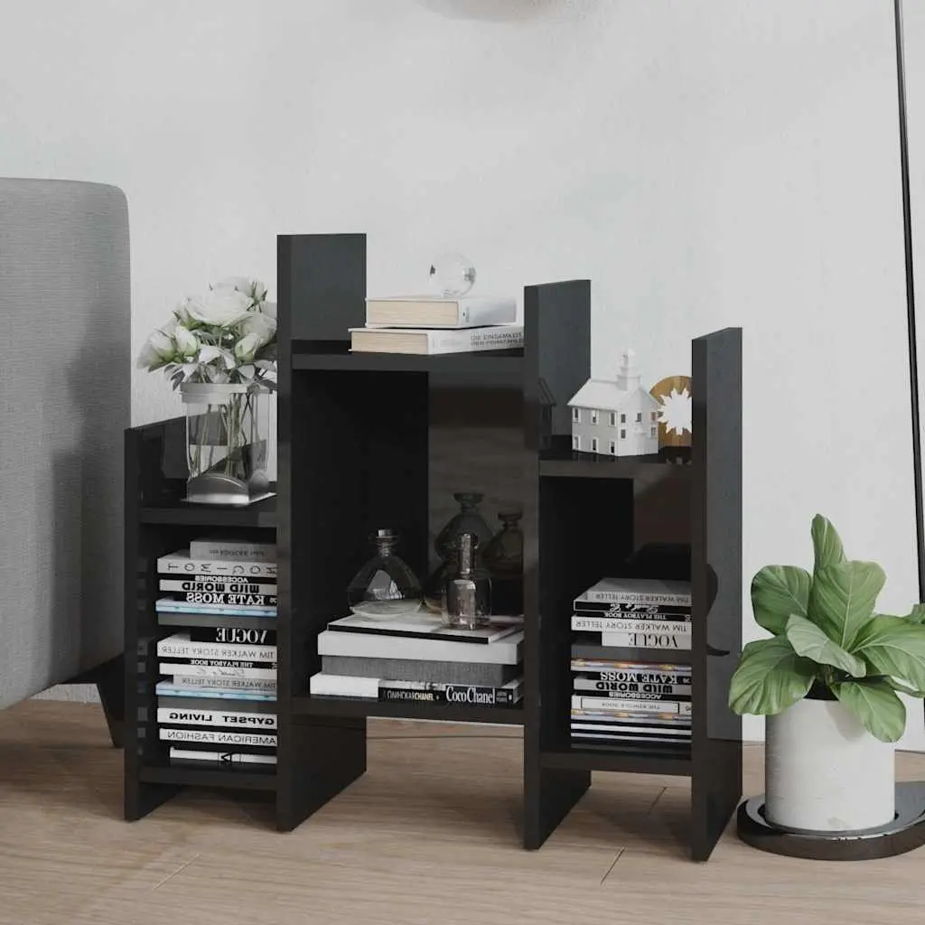 Side Cabinet High Gloss Black Storage Shelving Unit Furniture Sofa Table