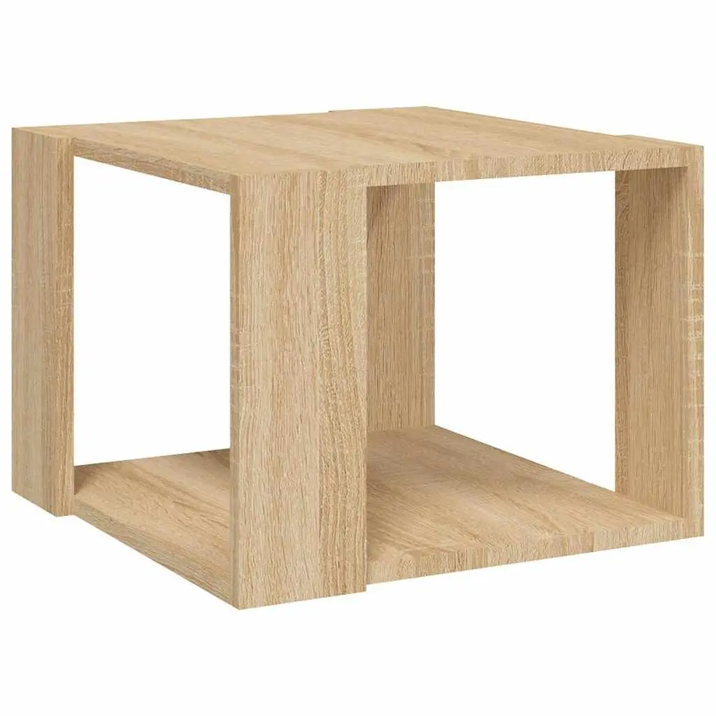 Coffee Table with Storage Shelf Modern Living Room Accent Engineered Wood