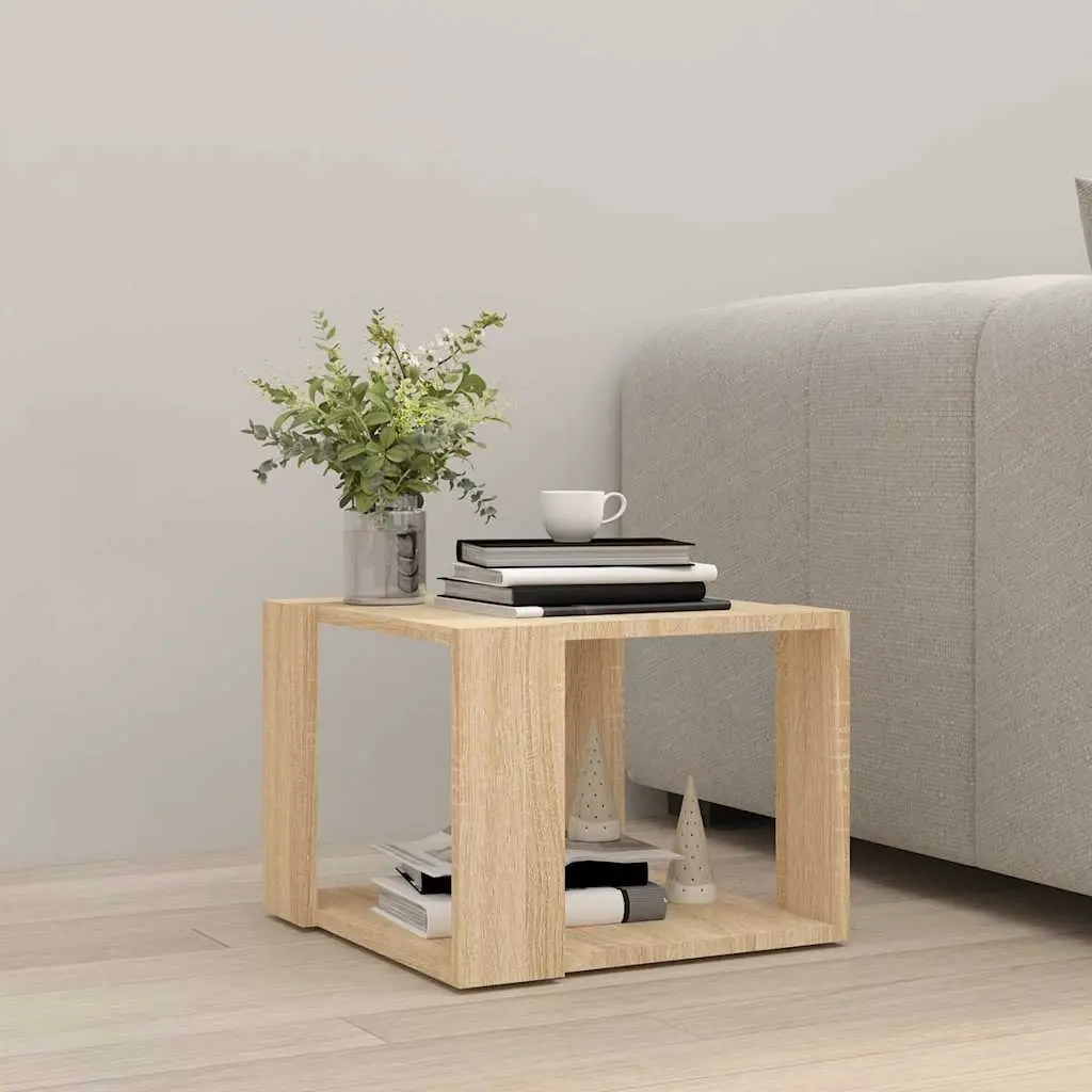 Coffee Table with Storage Shelf Modern Living Room Accent Engineered Wood