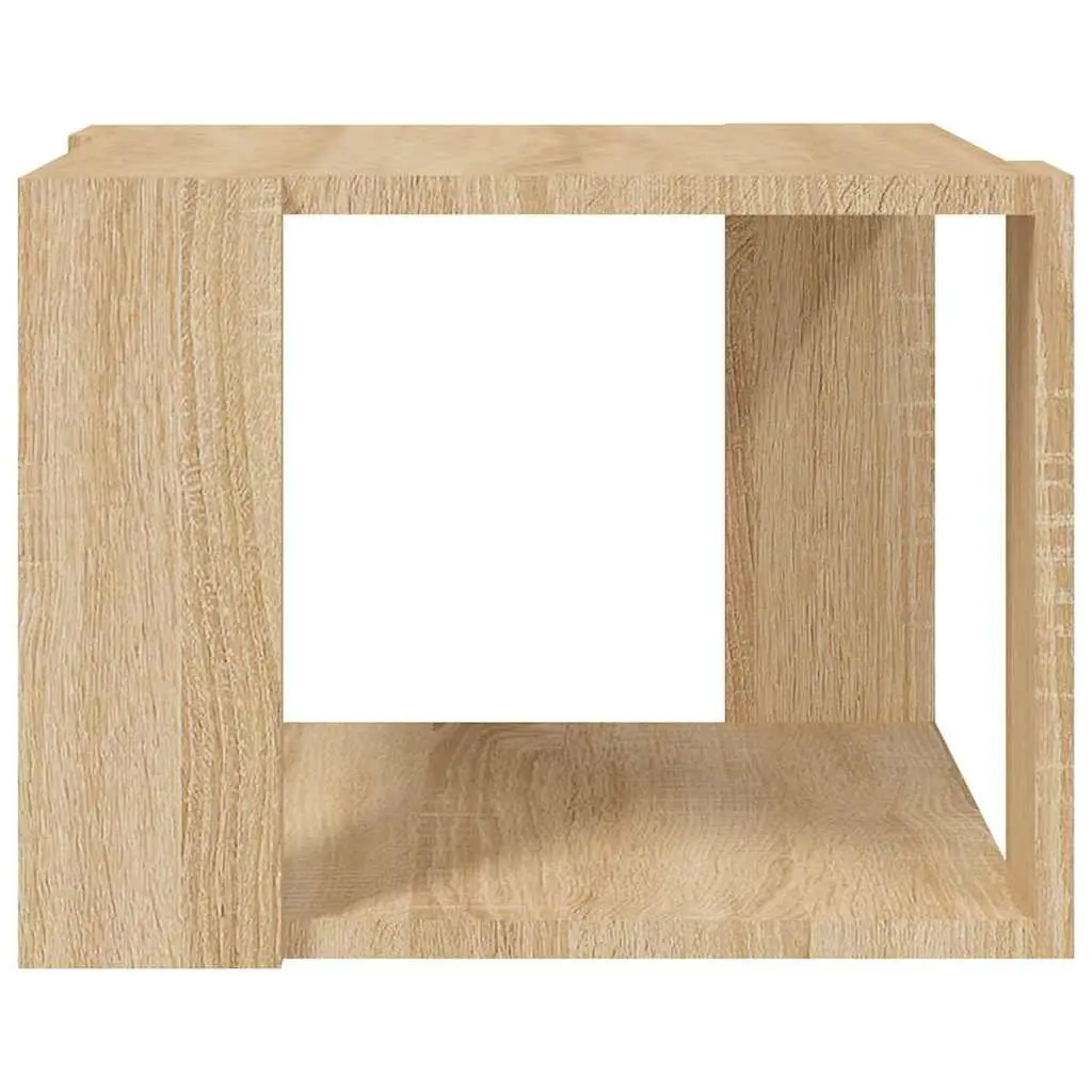 Coffee Table with Storage Shelf Modern Living Room Accent Engineered Wood
