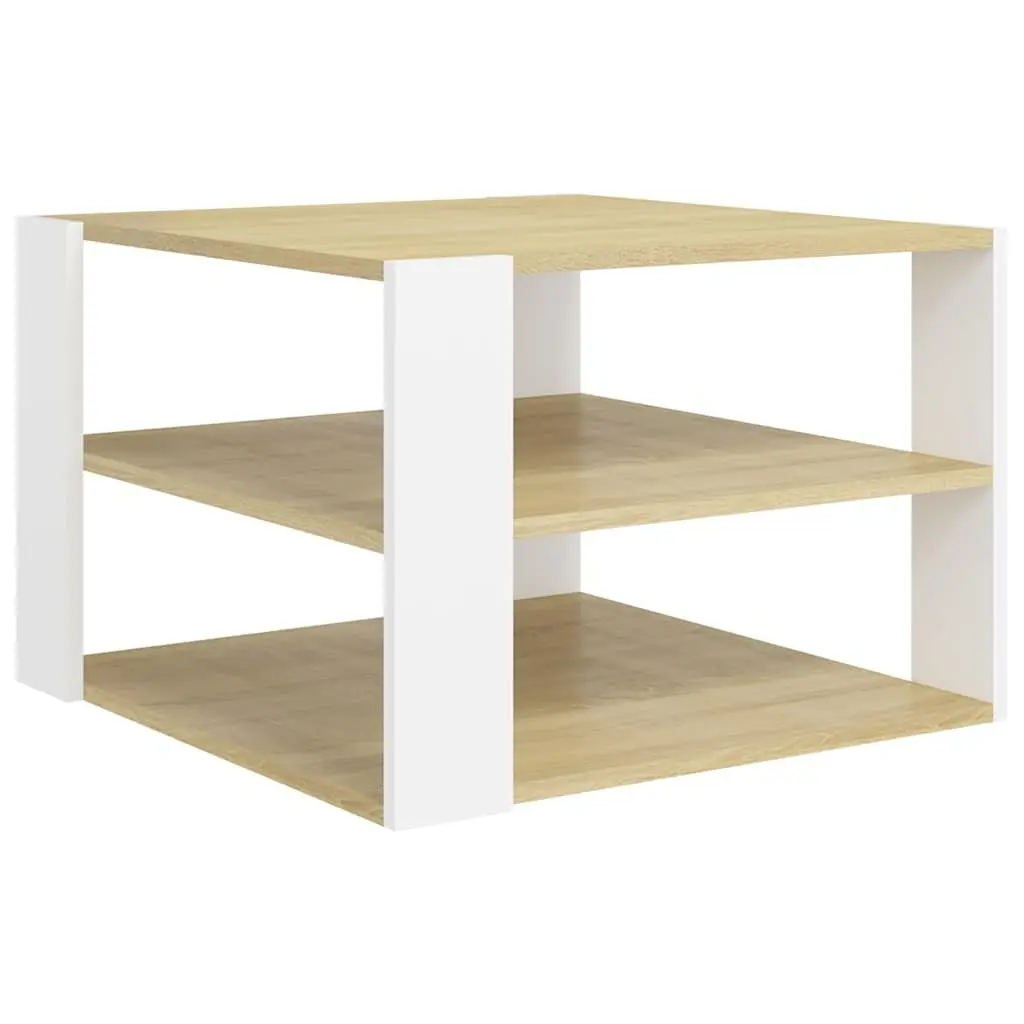 Coffee Table with Storage Shelf for Living Room