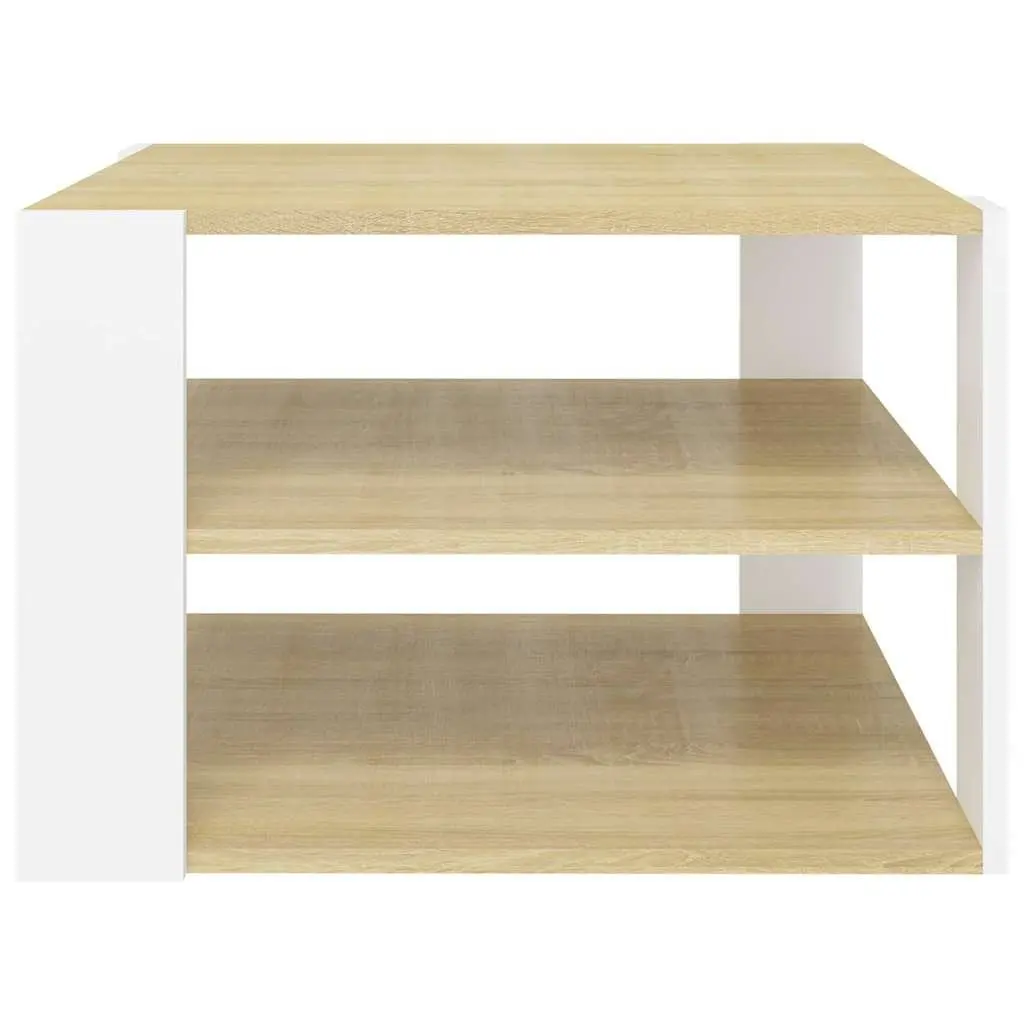 Coffee Table with Storage Shelf for Living Room