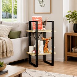 Solid 2-Tier Book Cabinet with Ample Storage Space