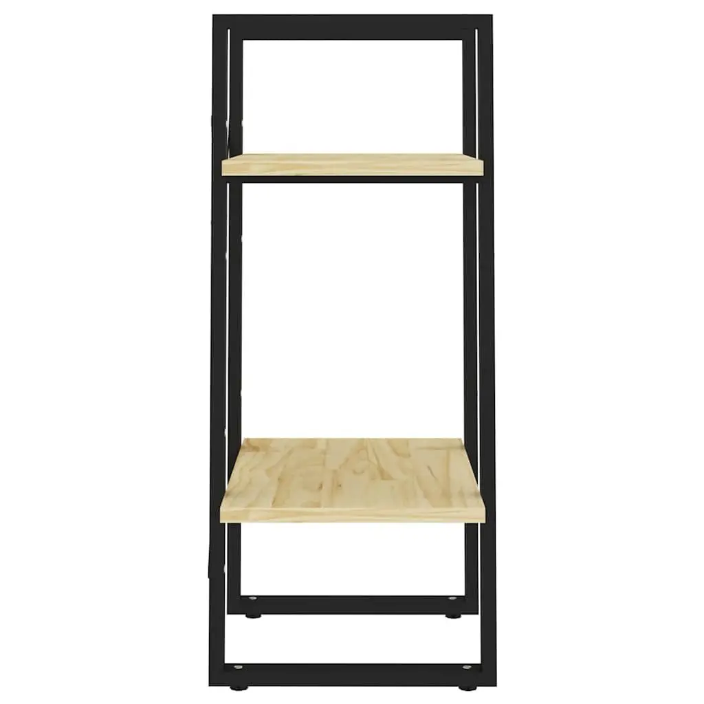 2-Tier Book Cabinet Storage Shelving Unit Brown Standing Bookcase Display Shelf