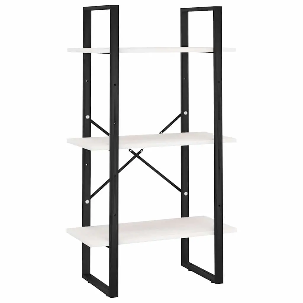 Solid Pine Wood Bookcase for Display and Storage