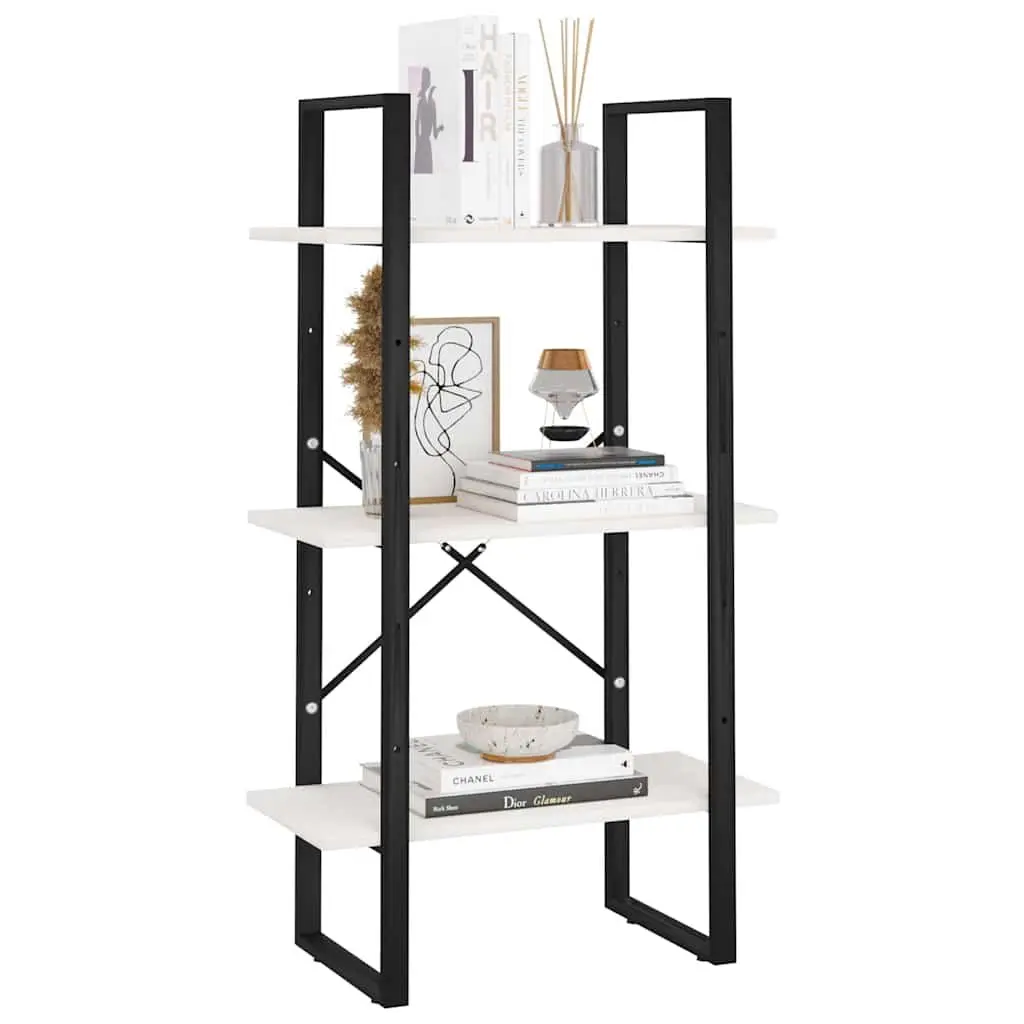 Solid Pine Wood Bookcase for Display and Storage