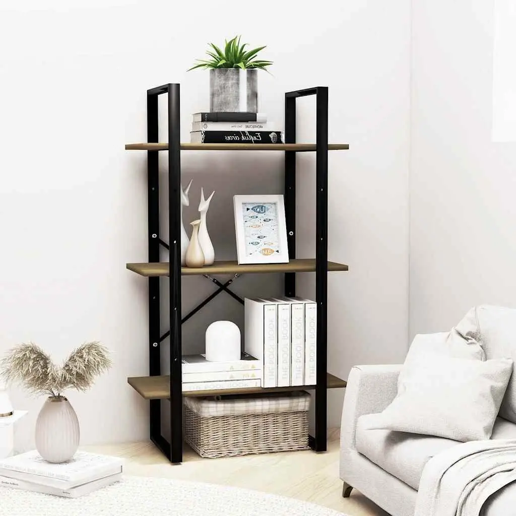 Storage Shelf 60x30x105 cm Solid Pine Wood Bookcase Standing Display Rack