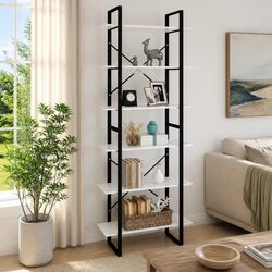 Durable White Tall Cabinet 80x30x210 cm for Storage