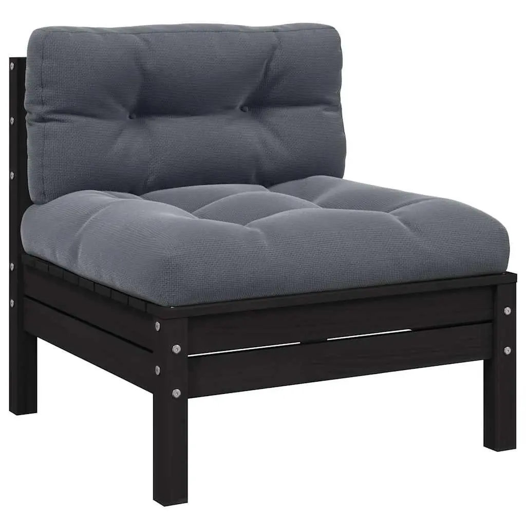 2-Seater Modular Garden Sofa with Cushions