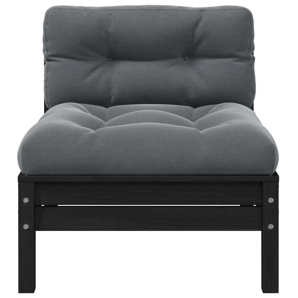 2-Seater Modular Garden Sofa with Cushions