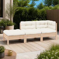 Premium 3 Piece Modular Outdoor Sectional Sofa Set