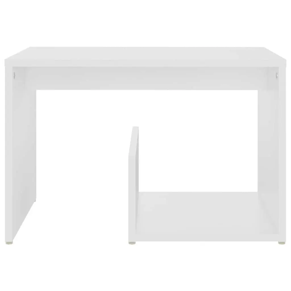 White End Table with Storage for Living Spaces