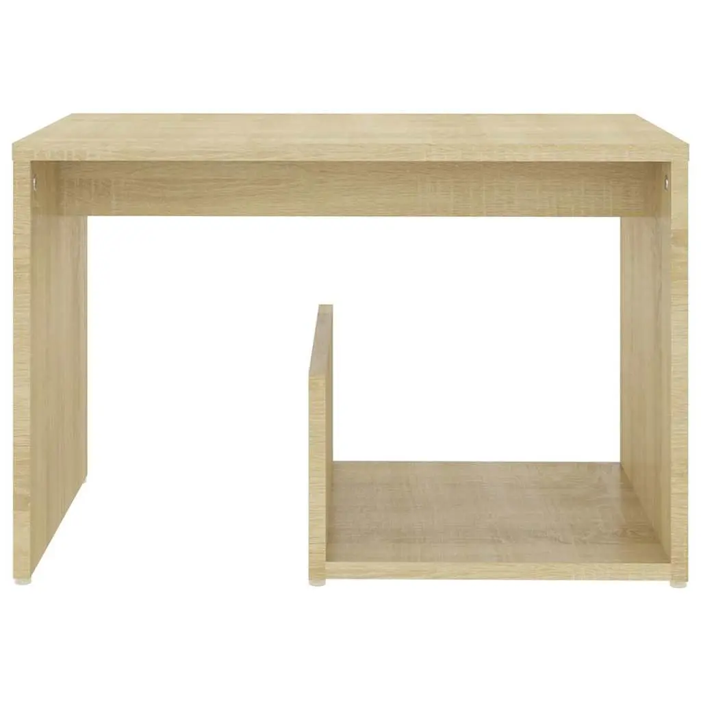 Sonoma Oak Brown Accent Side Table with Storage