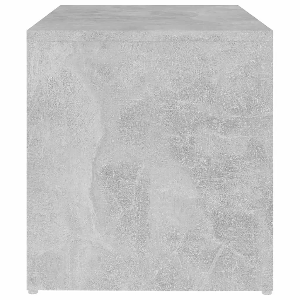Grey End Table with Ample Storage