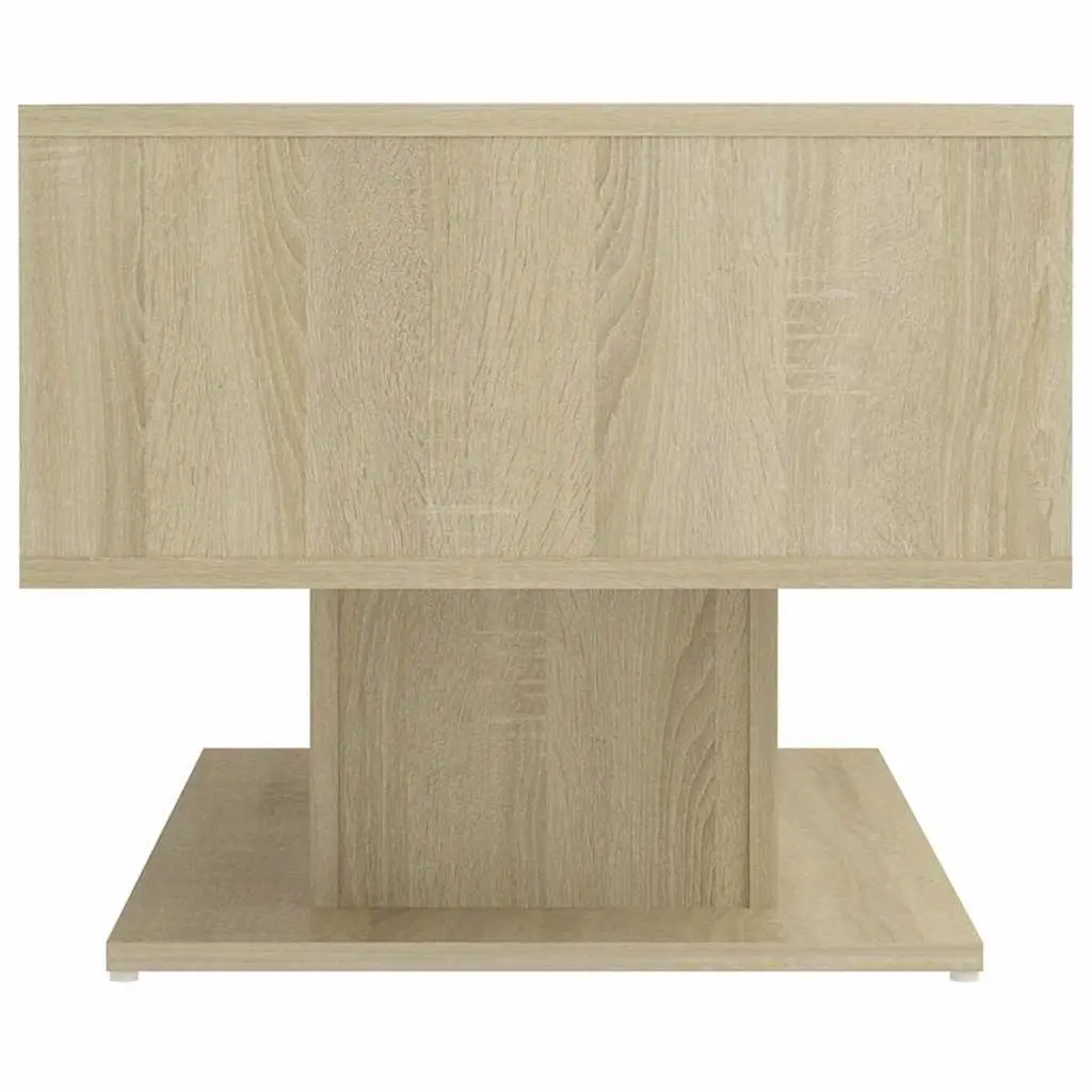 Brown Coffee Table with Storage Shelf