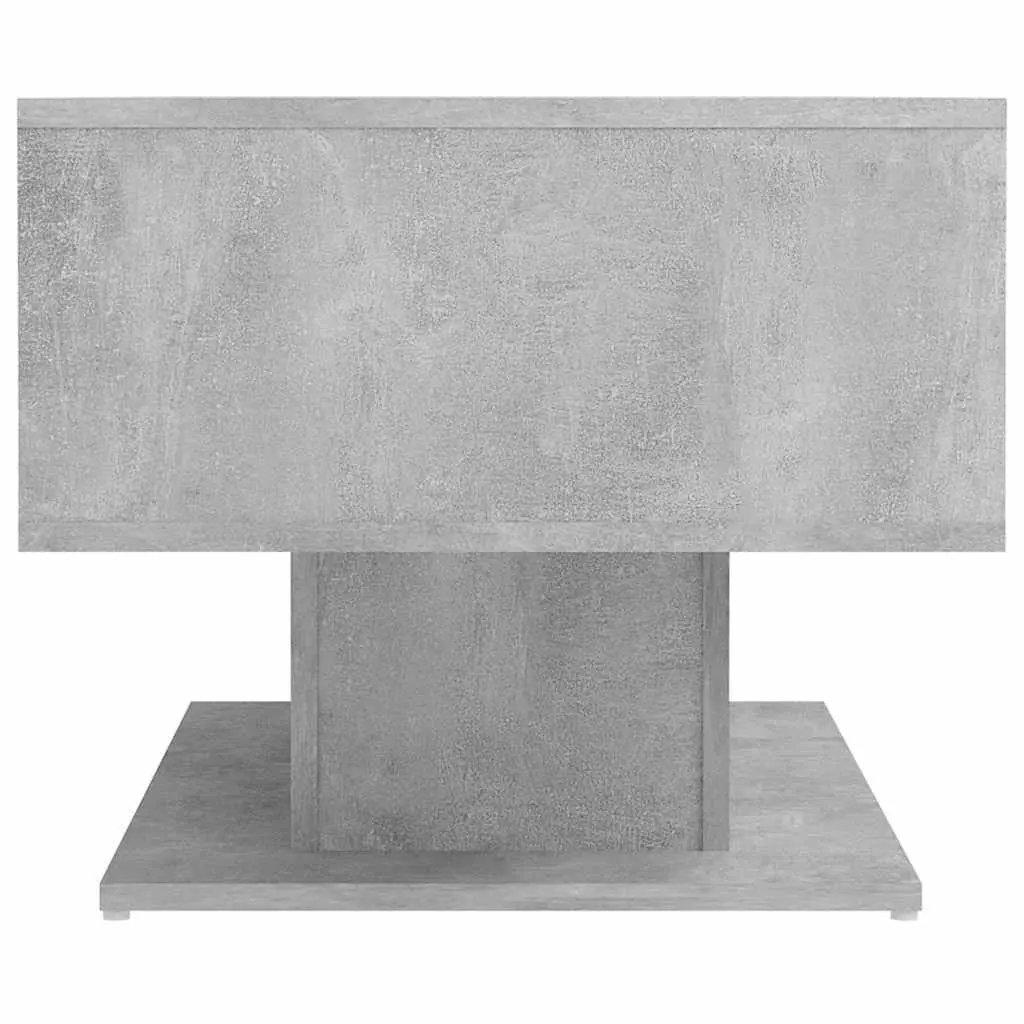 Grey Coffee Table with Storage Shelf