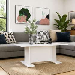 Stylish White Coffee Table for Modern Living Spaces