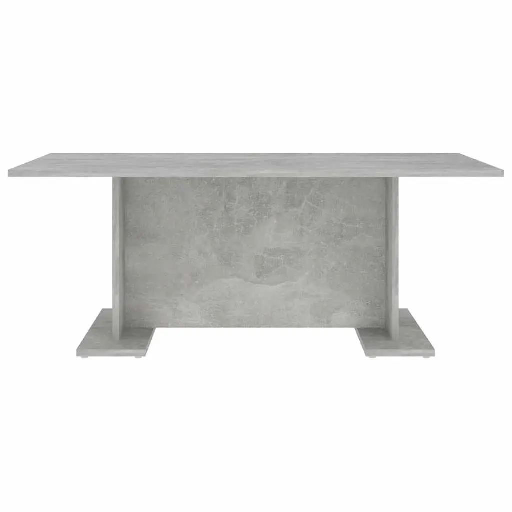 Grey Engineered Wood Coffee Table Modern Accent Furniture Living Room Decor