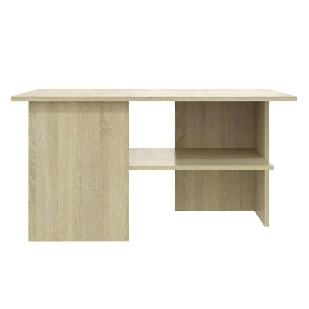 Coffee Table with Storage Shelf in Sonoma Oak