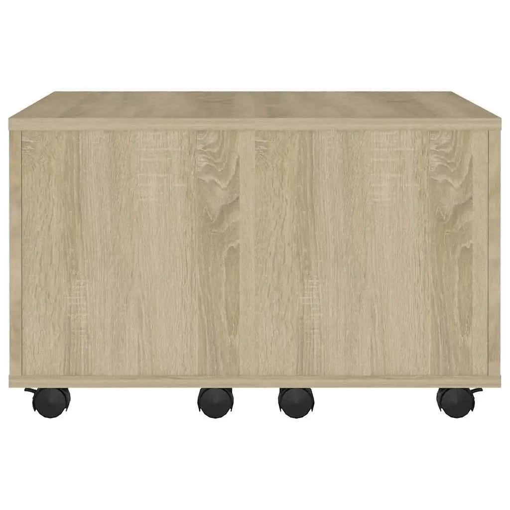 Extendable Coffee Table in Sonoma Oak with Wheels
