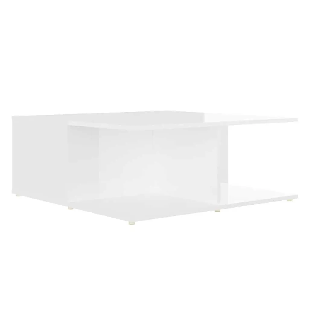 Coffee Table Engineered Wood 80x80x31cm White