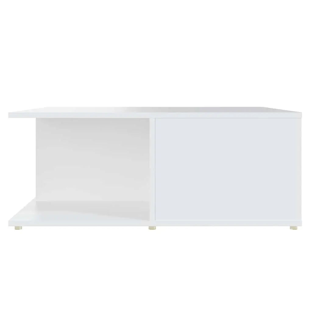 Coffee Table Engineered Wood 80x80x31cm White